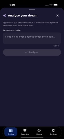 Sennik: Dream Dictionary AI iPhone screenshot