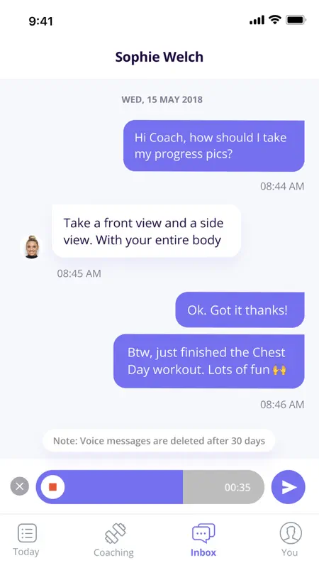 Everfit - Train smart screenshot 4 of 5