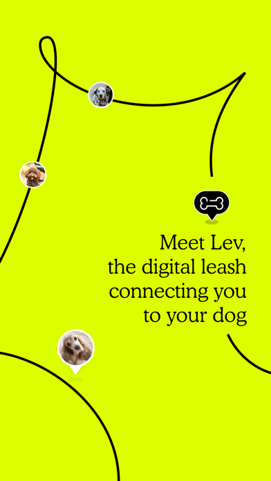 Lev: Meet Dogs & Explore iPhone screenshot 1 - Social Networking app