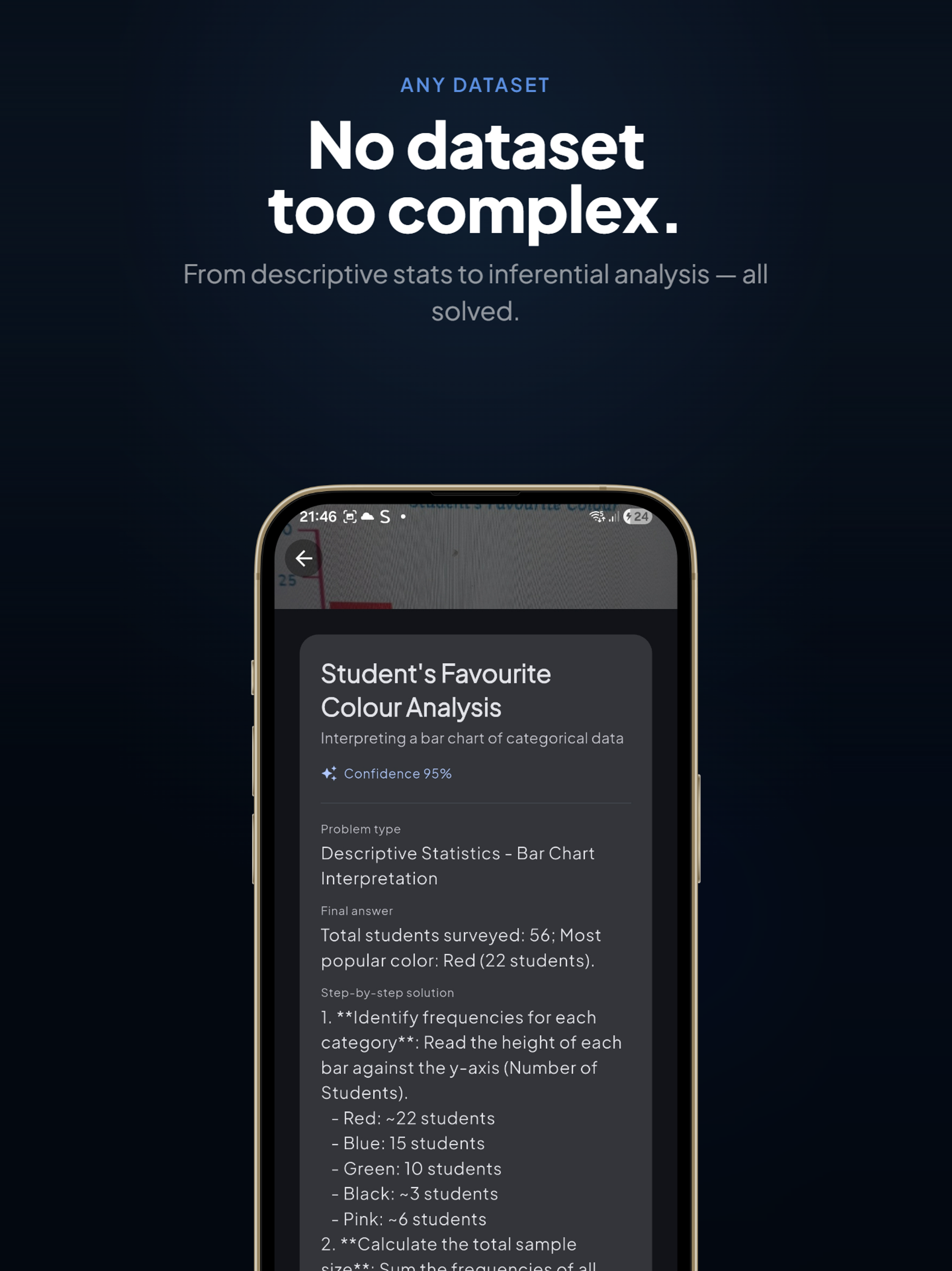 Statistics Solver: AI screenshot 10