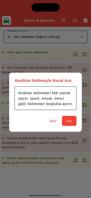 Direksiyon Sınav Asistani 2026 screenshot 2
