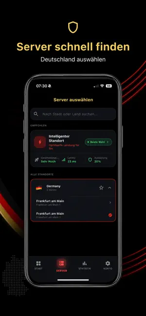Germany VPN screenshot 2