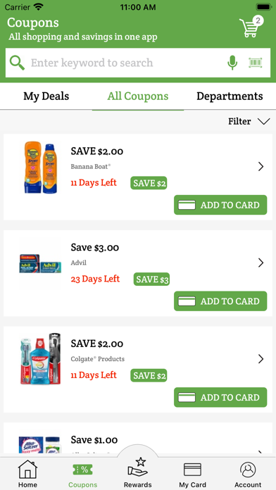 Vicente's Supermarket Rewards Screenshot