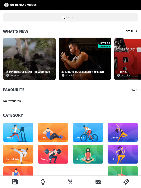 Hills Gym iPad screenshot 4 - Health & Fitness app