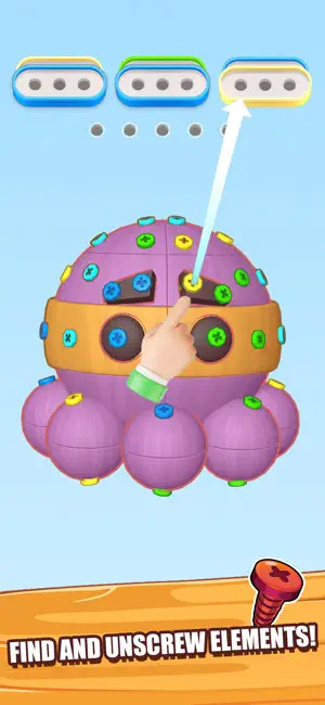 Hidden Screw 3D screenshot 1