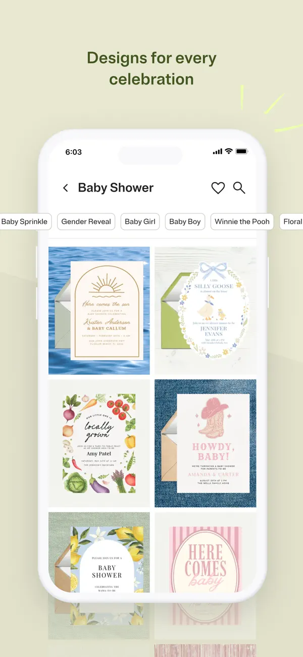 Screenshot #1 pour Evite: Party Invitation Maker