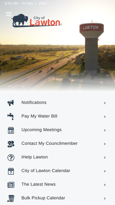 GO Lawton app screenshot