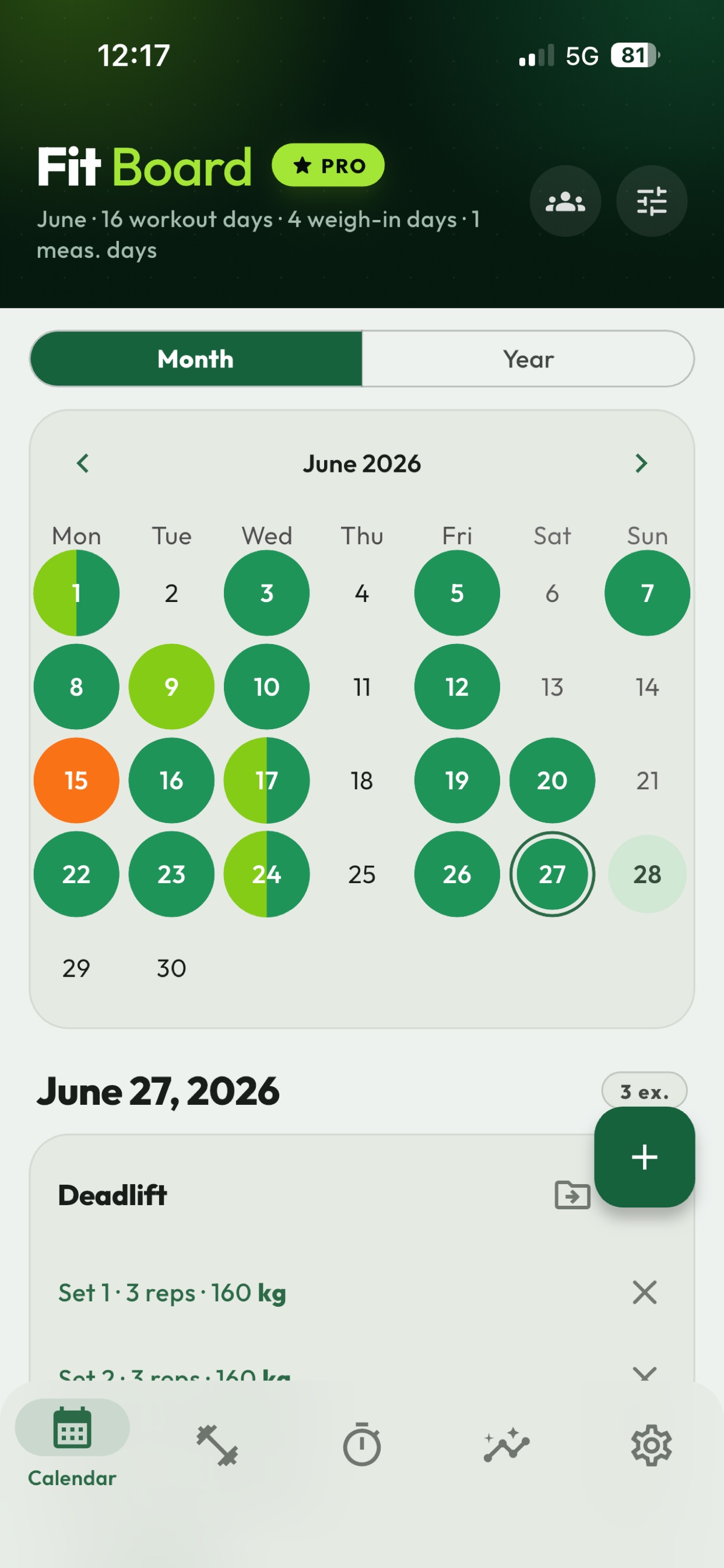 Screenshot 1 of FitBoard App