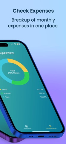 Subscription-Reminder, Tracker Screenshot 2 of 5