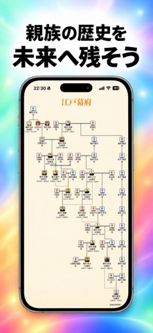 らくらく家系図 - ファミリーツリー のスクリーンショット