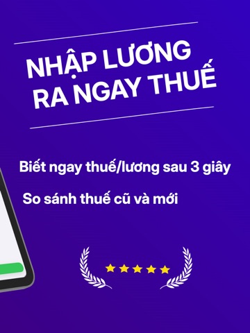 Tính Thuế TNCN 2026 iPad screenshot