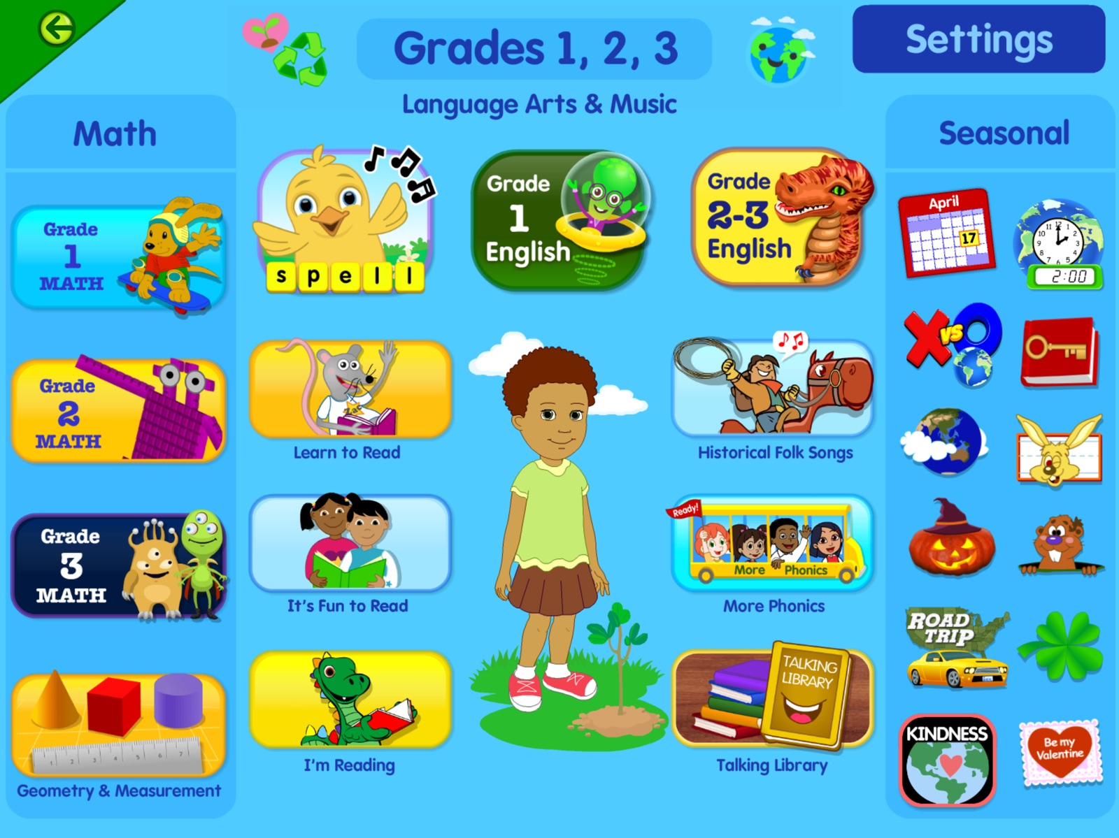 Starfall ipad screenshot 2
