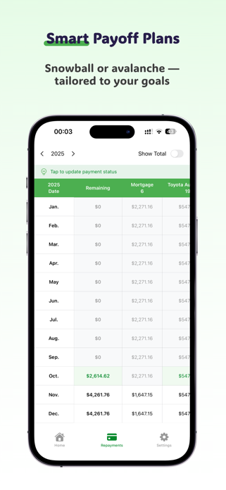 Debtoff – Debt Payoff Planner Screenshot 2 of 4