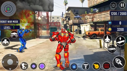 Octopus Robot Car Game 3D- War Screenshot