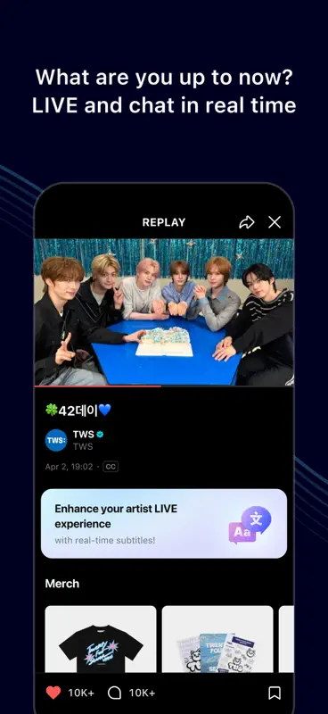 Weverse: Connect with Artists screenshot 4 of 9