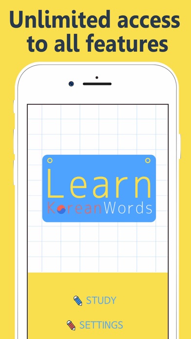 Learn Korean Vocabulary: Words Screenshot