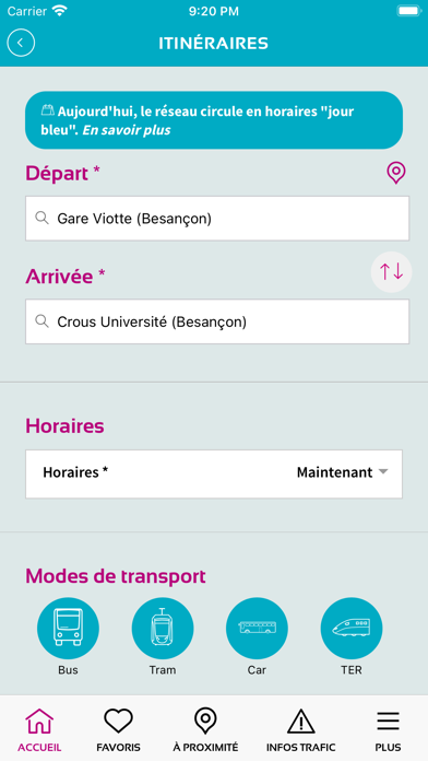 Screenshot #2 pour Ginko Mobilités