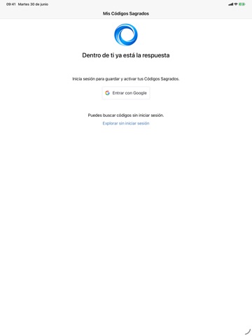 Mis Códigos Sagrados iPad screenshot 1