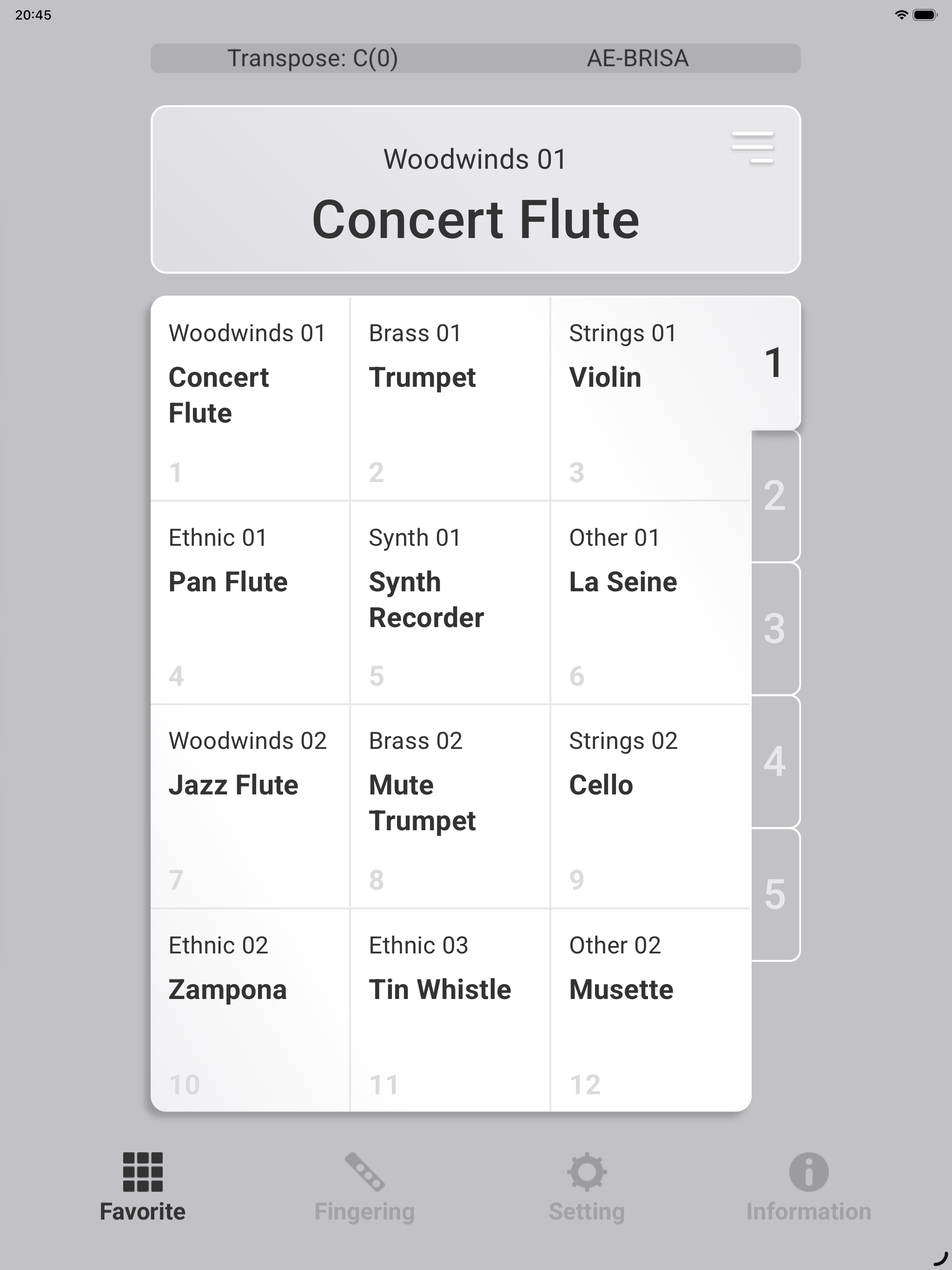 Aerophone Brisa Plus