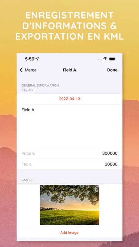 Calculateur de surfaces: Marea screenshot 4 of 4