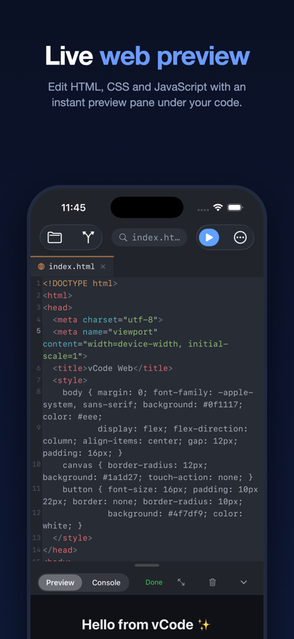 Visual Code Editor - vCode App Store screenshot 6