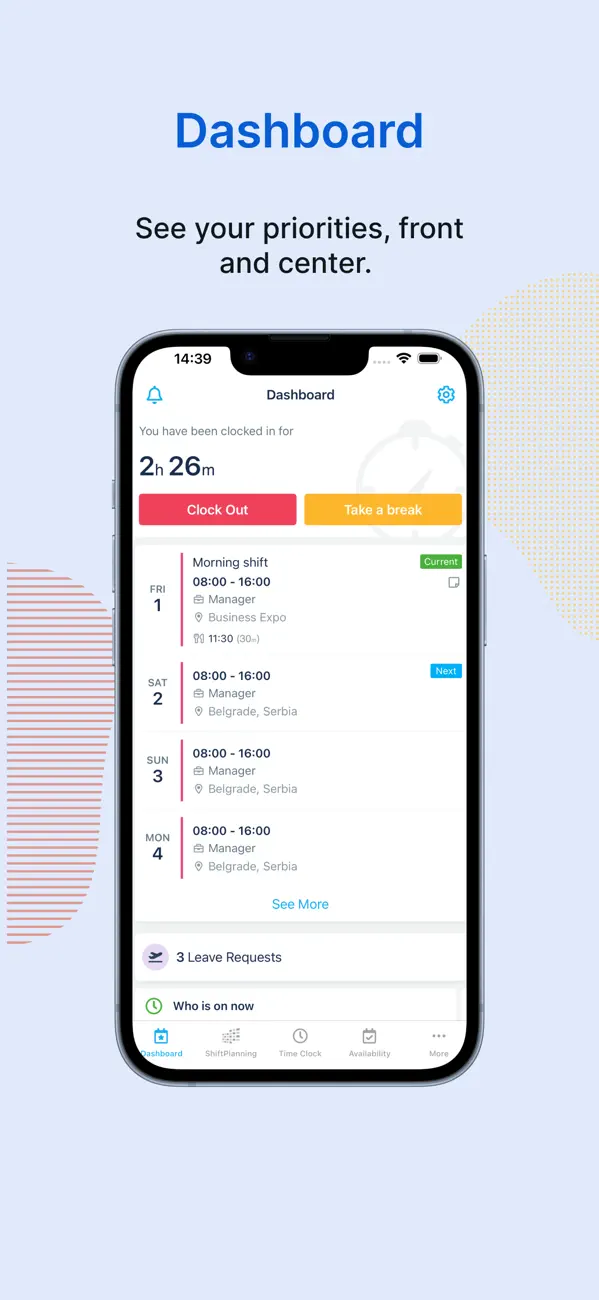 Screenshot #1 pour Humanity Schedule by TCP