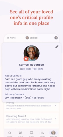 Nanaroo Care Tracker Screenshot 5 of 8