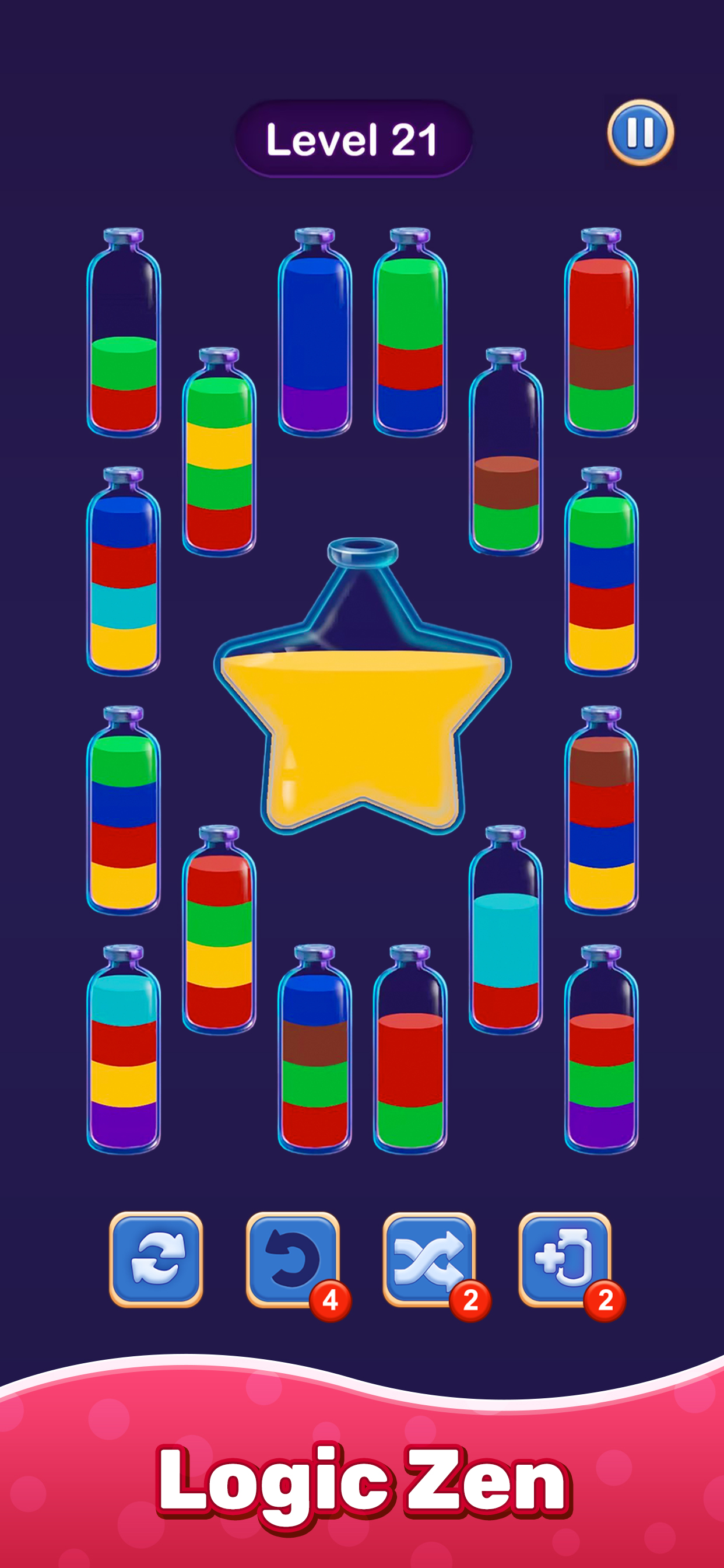 Water Sort Puzzle - Water Hue screenshot 4