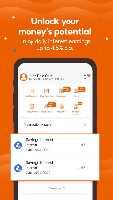 MariBank PH (SeaBank) iPhone screenshot 3 - Finance app