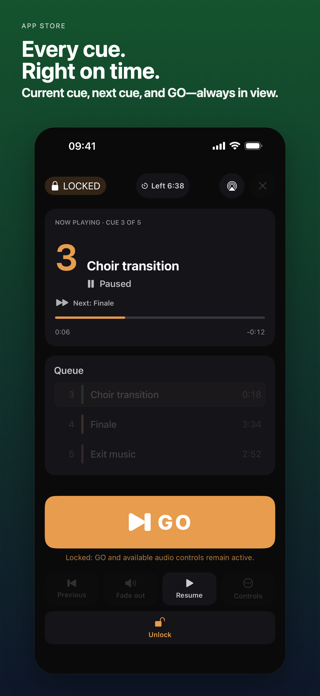 ShowCue: Cue & Backing Player Screenshot 1 of 6