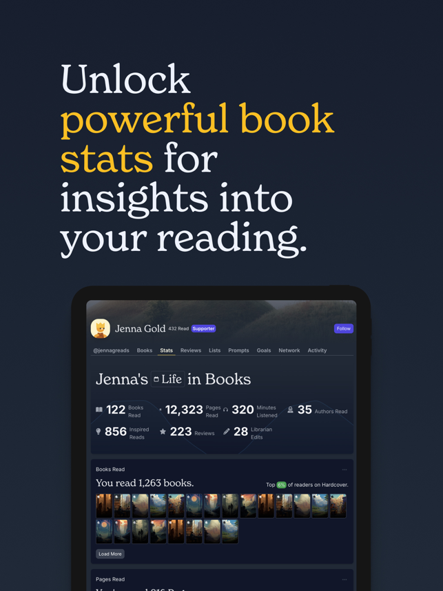 Hardcover.app Screenshot