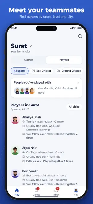 Athlink: Find Players Nearby screenshot 2