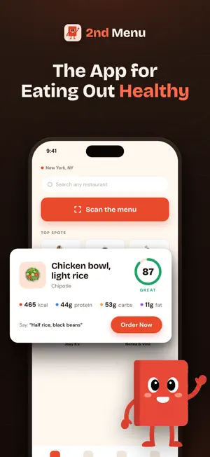 2nd Menu: Eating Out Healthy screenshot 1