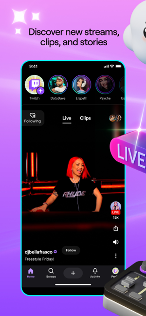 ‎Twitch: Live Streaming Screenshot