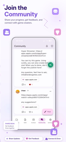 Lordly AI Game Design Creator iPhone screenshot