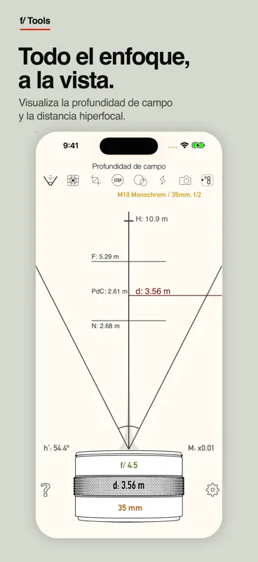 f/ Tools: Cálculo fotográfico screenshot 1 of 7