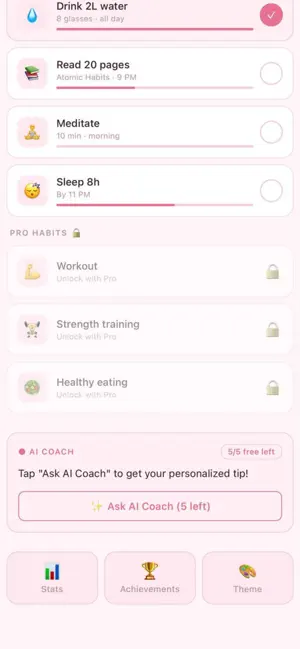 HabitAI: Coach & Tracker screenshot 4