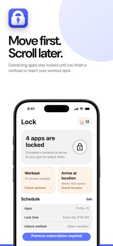 Runner Lock: Block Apps Screenshot 1 of 5