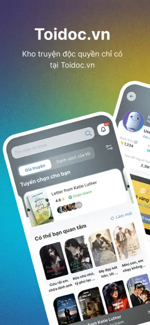 Toidoc - Cộng đồng đọc truyện iPhone screenshot 1