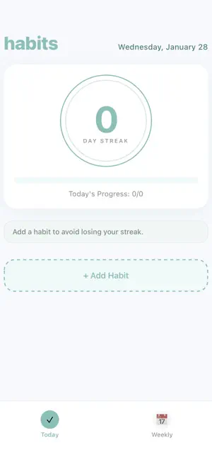 habits - track your day screenshot 1