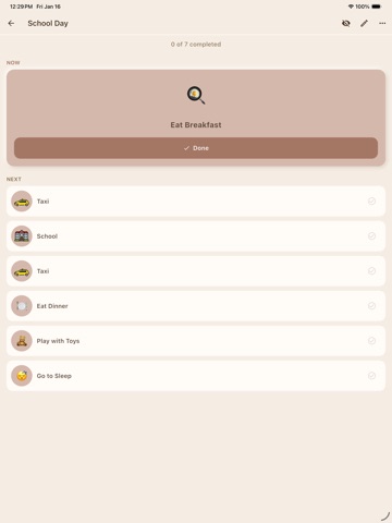 MyVisualRoutine: Autism & ADHD iPad screenshot