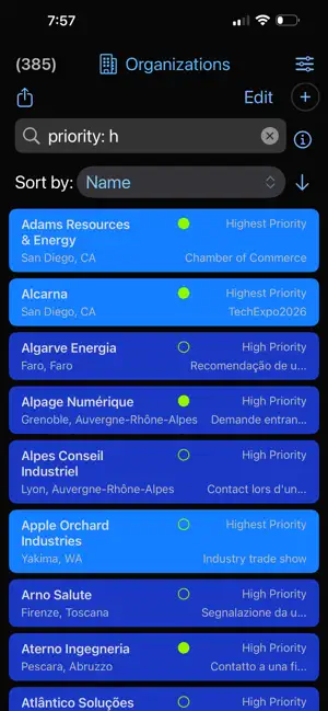 CRM Synthesis screenshot 2