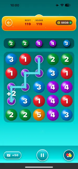 Number Match Brain Puzzle 2026 screenshot 3