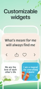 Daily Affirmations and Widgets screenshot