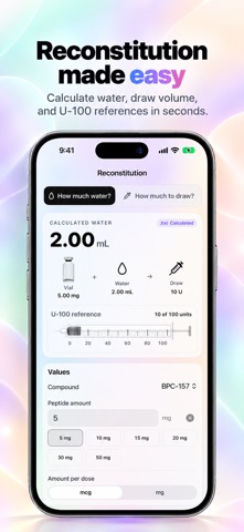 Peptide Ledger: GLP-1 Tracker Screenshot 7 of 7