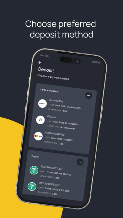 SettlePay: Crypto-Fiat Wallet Screenshot