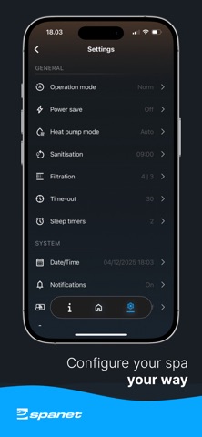 SpaNET SmartLink Screenshot 4 of 6