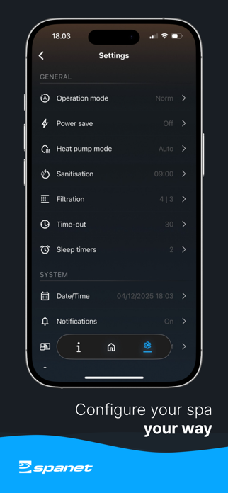 SpaNET SmartLink Screenshot 4 of 6