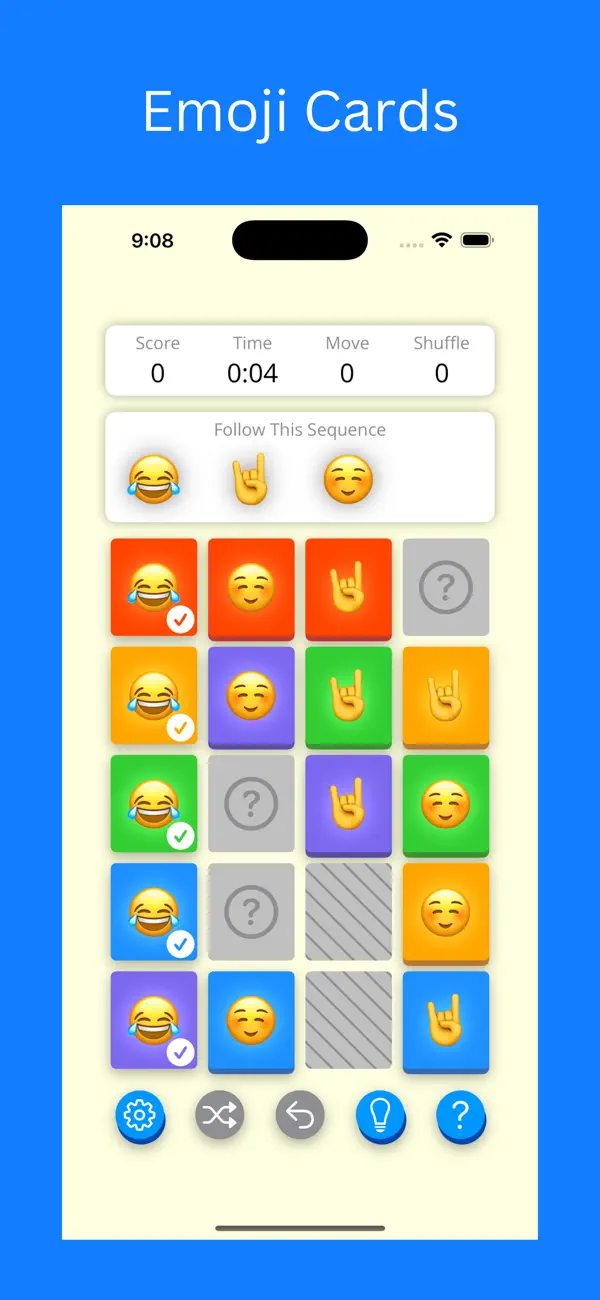 Screenshot #1 pour Emoji Addiction Solitaire
