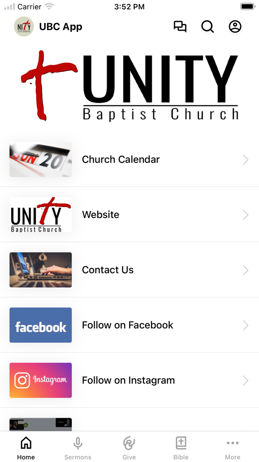 #1. Unity Baptist Champaign (iOS) 由: UNITY BAPTIST